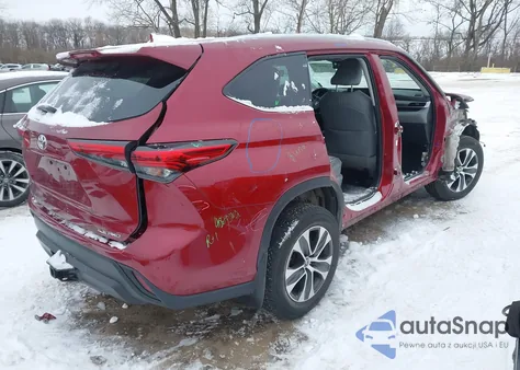 2021 Toyota Highlander Xle from USA, damaged, VIN 5TDGZRBH1MS144865